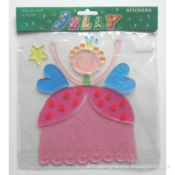Flower gel sticker